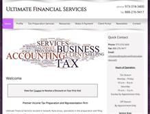 Tablet Screenshot of myultimatefinancialservices.com